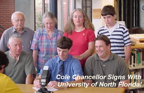 Cole Chancellor Signs with University of North Florida